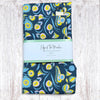 Organic Cotton Apron – Folk Print, Handmade in the UK