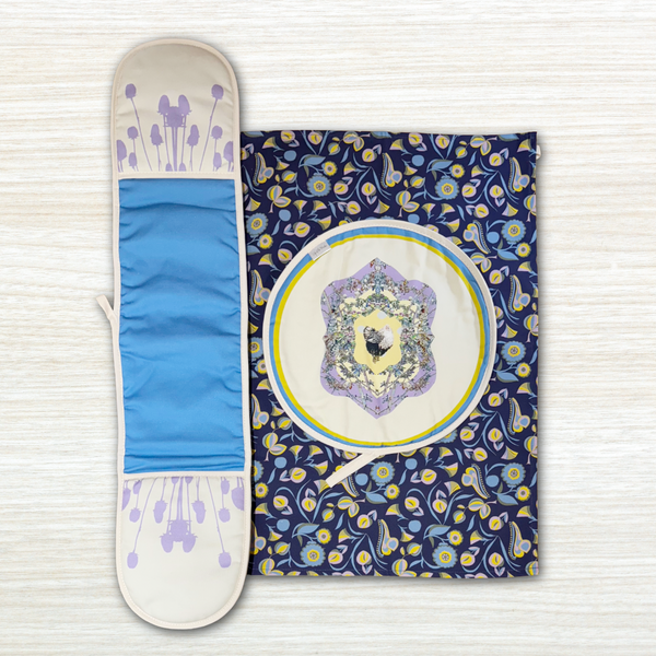 The Essential AGA Cooker Trio – Oven Gloves, Tea Towel & Hob Covers Set