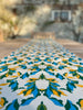 Botanical leaf Table Runner